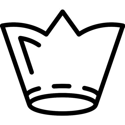 Royal Crown Outline Of Tall Design Vector Svg Icon Svg Repo