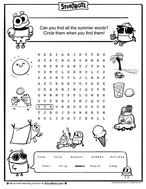 Summer Word Search Summer Math Worksheets Summer School Worksheets