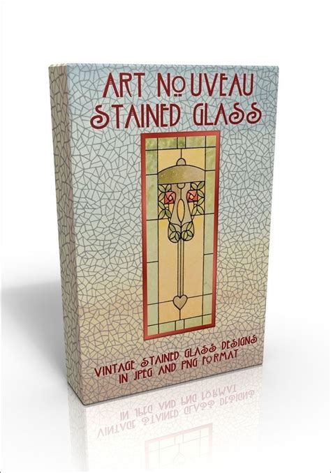 Details About Art Nouveau Stained Glass Designs 100s Of