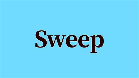Sweep Pronunciation YouTube