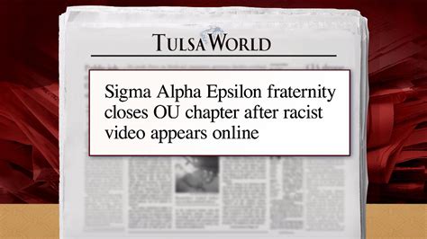 Frat Closes Chapter After Racist Video Surfaces