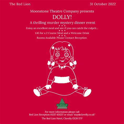 Murder Mystery Dinner - Clovelly