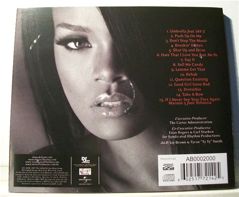 Rihanna Good Girl Gone Bad Reloaded 2008 Cd Original Raro R 2500