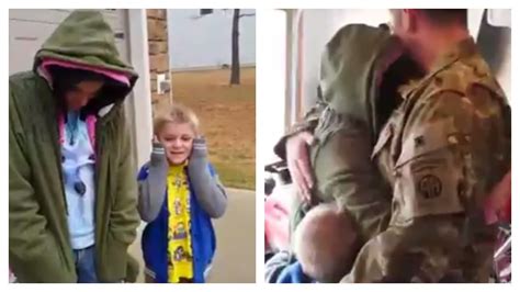 ‘daddy This Military Dads Homecoming Surprise Makes Everyone Teary