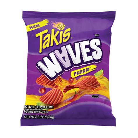 Takis Waves Fuego Hot Chili Pepper And Lime Potato Chips Pick Up In