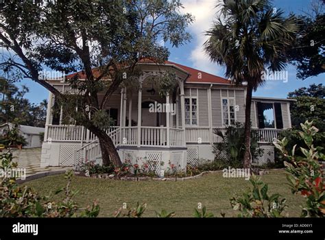 Historic Colonial Home In Nassau Bahamas Stock Photo Alamy