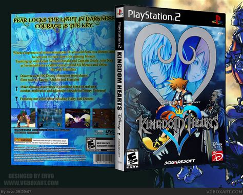 Kingdom Hearts Playstation 2 Box Art Cover By Ervo