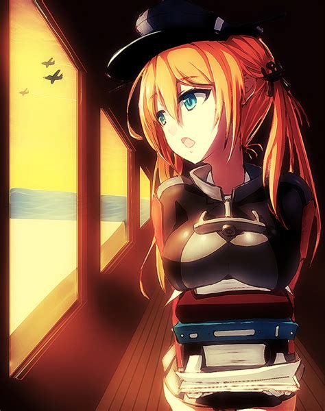 Fond Décran Anime Filles Anime Collection Kantai Prinz Eugen Kancolle Twintails Blond