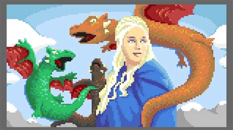 Game Of Thrones Pixel Art Pattern Pixel Art Pattern Pixel Art
