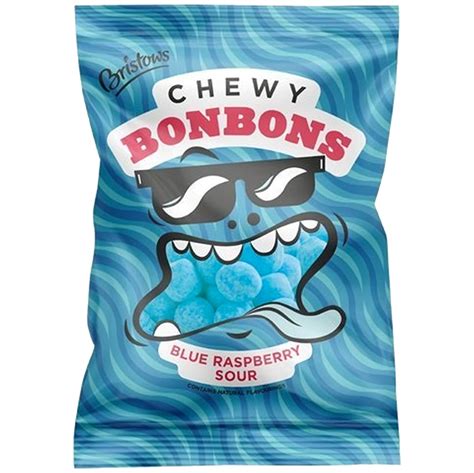 Bristows Chewy Blue Raspberry Bon Bons 150g Bag Economy Candy