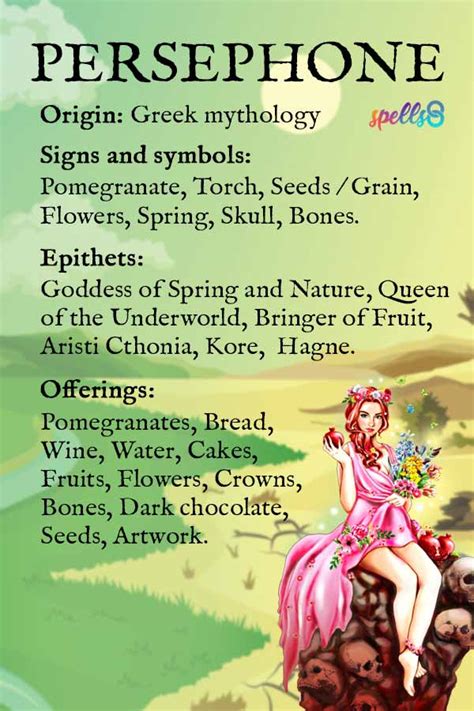 Persephone Goddess Correspondences Symbols And Myth Spells8