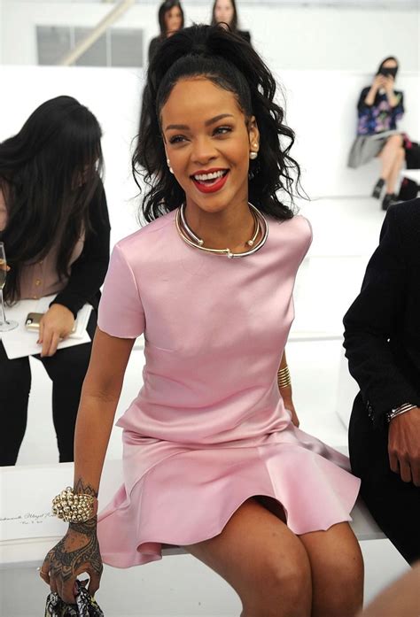 Rihanna Dior Cruise 2015 Fashion Show Gotceleb