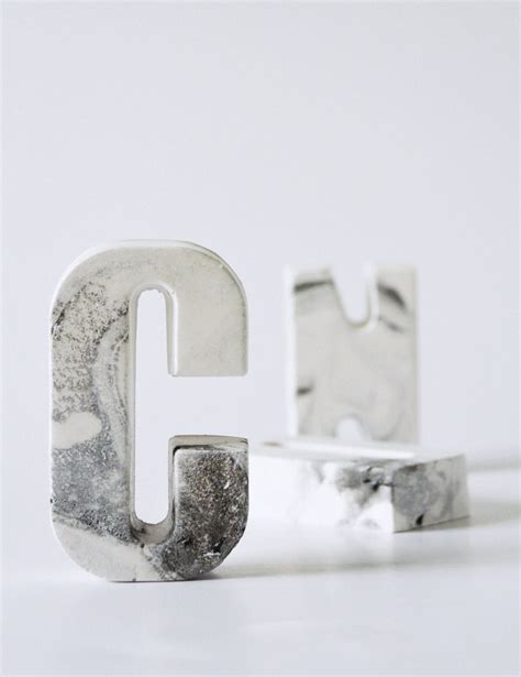 Letters Marble By Studiogwen On Etsy
