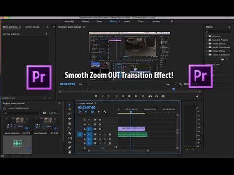 While adobe premiere pro features basic transitions like slide or wipe, having more special transitions like luma fade, super zoom in/out could be useful. How to Zoom OUT Transition Effect! (Adobe Premiere Pro CC ...