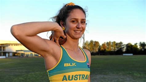 Real Olympic Dream For Shot Put Star Ahead The Courier Mail