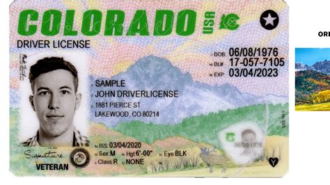 New Colorado Drivers License Features State Mountain Lake