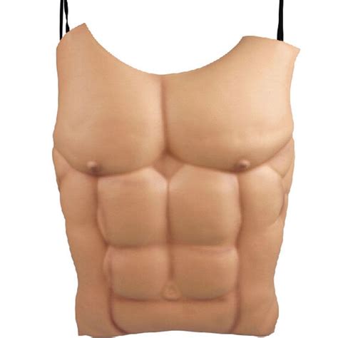 Eva Foam Pack Abs Chest Man Muscle Hunk Costume Halloween Party Fancy