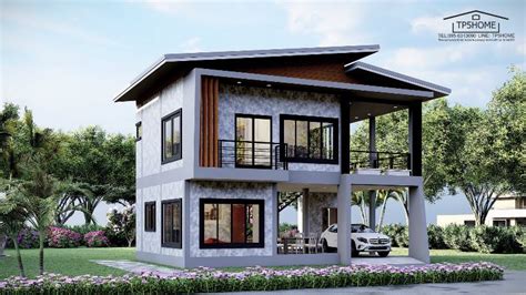 Two Story House Plans With Balcony Home Design Ideas