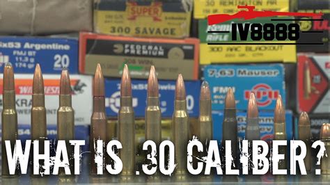 Firearms Facts 30 Caliber Explained Youtube