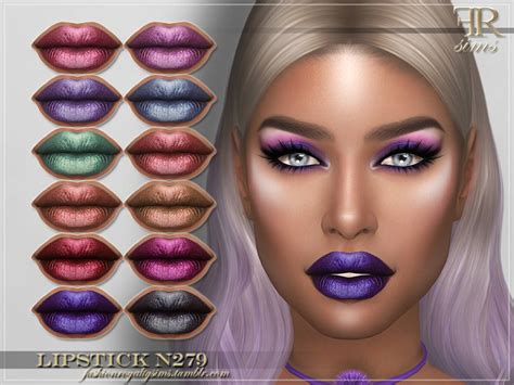 Frs Lipstick N279 By Fashionroyaltysims At Tsr Sims 4 Updates