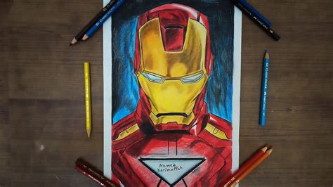 How To Draw Iron Man Step By Step Youtube