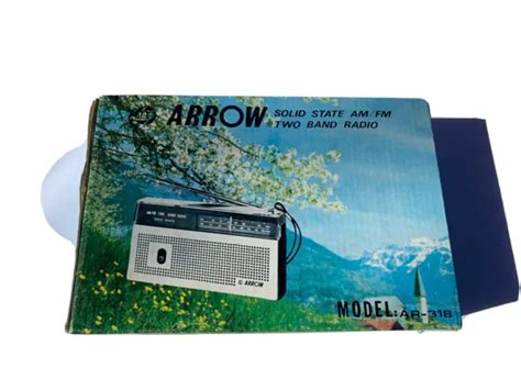 Vintage Arrow ~ Model Ar 318~ Solid State Am Fm Two Band Radio Brand New 4499 Picclick