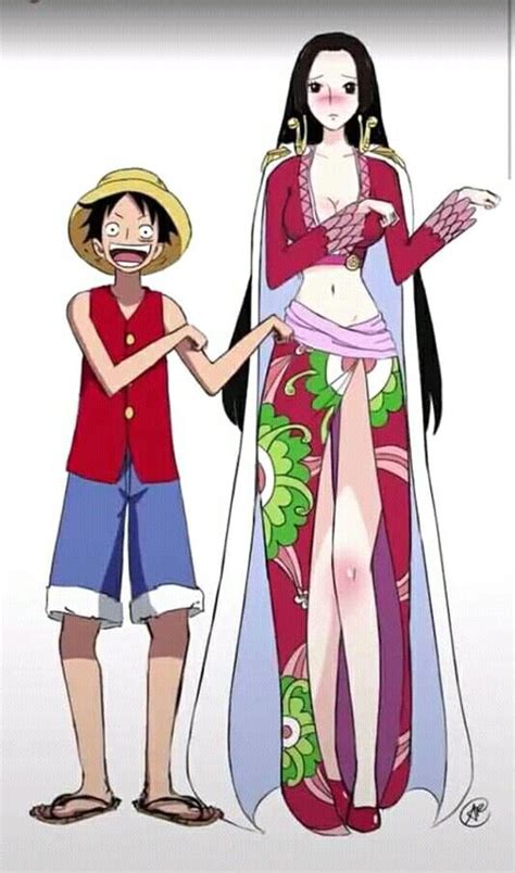 Pin De Real Ajat23 Em One Piece Luffy Boa Hanckok Menina Anime