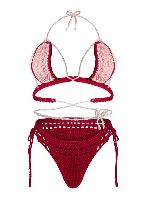 Selene Crochet Bikini Set Swimwear Tanijay Crochet Tanijay Crochet