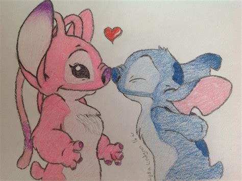 Angel And Stitch By Lydiadrawings On Deviantart
