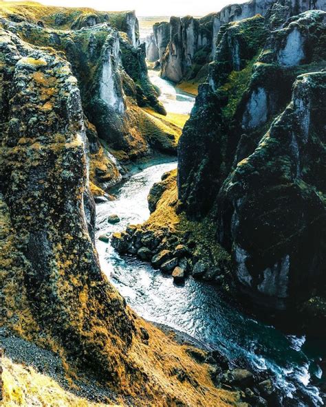 Iceland 💙 Fjaðrárgljúfur Canyon Is 2 Million Years Old Looking Good