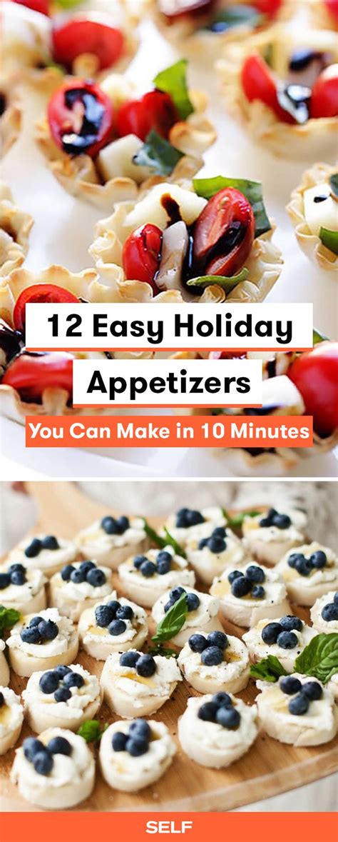 12 Easy Holiday Appetizers You Can Make In 10 Minutes Holiday
