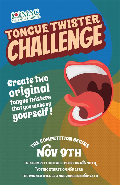 Tongue Twister Challenge Mac Islamic School