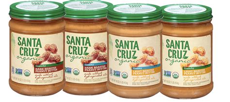 Track calories, carbs, fat, and 18 other key nutrients. Santa Cruz Organic Peanut Butter - Go Dairy Free