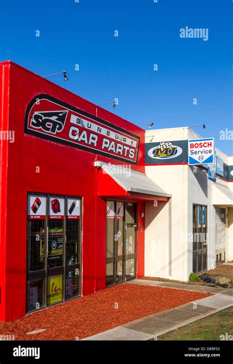 Car Parts Shop Retail Outlet Sunbury Victoria Australia Stock Photo