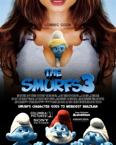 The Smurfs Movie Poster With Noobz Titas Photo