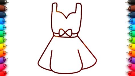 Resultado de imagen para dress drawing vestidos dibujo diseno. Como Dibujar un Vestido de Princesa | Dibujos Faciles de ...