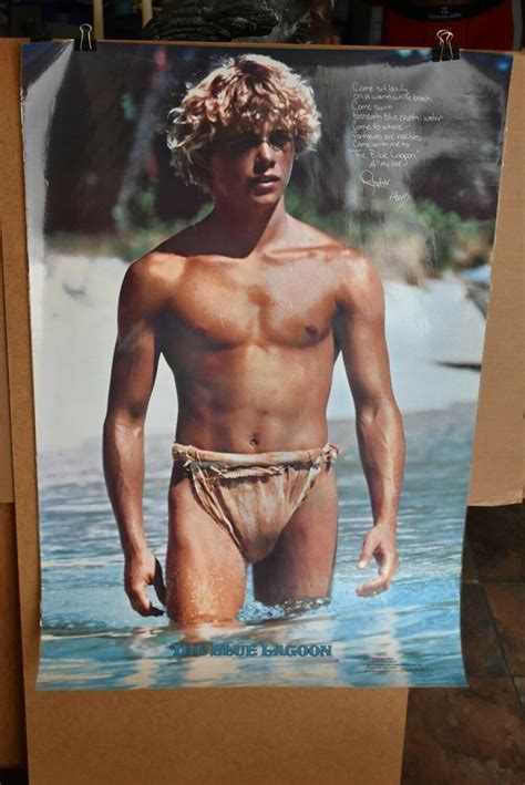 Christopher Atkins Blue Lagoon Loincloth Original Vintage Shirtless Poster