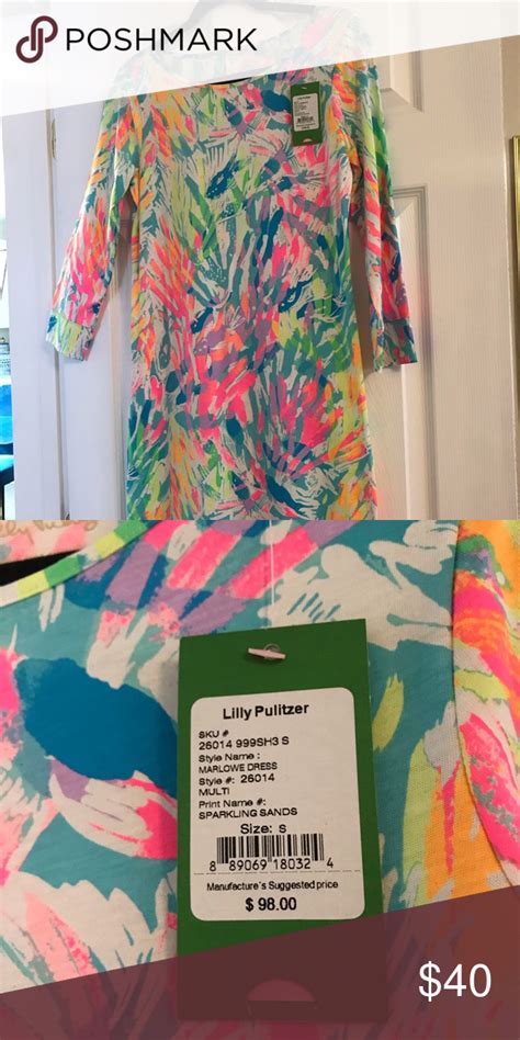 Lilly Pulitzer Marlowe Dress Sparkling Sands Lilly Pulitzer Dresses