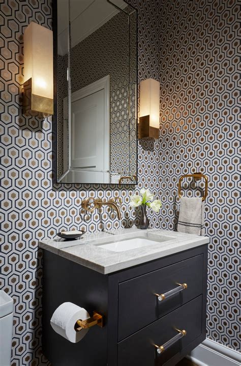 48 Awesome Transitional Powder Room Ideas For Your Selection