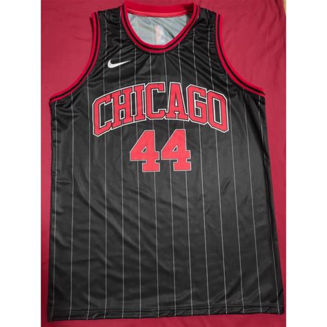 Chicago Bulls Patrick Williams 44 Black Statement Edition Full