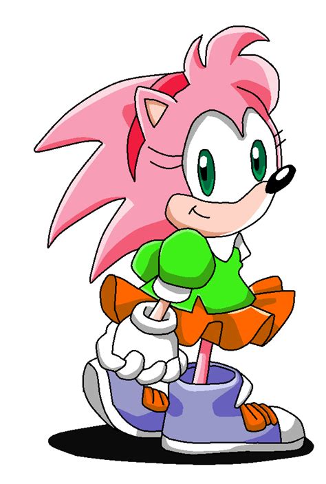 Sonic Cd Classic Amy Sonic X Artwork By Aquamimi123 On