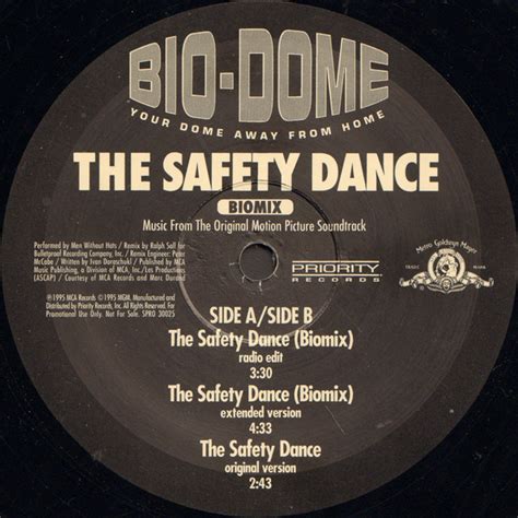 Men Without Hats The Safety Dance Biomix 1995 Vinyl Discogs