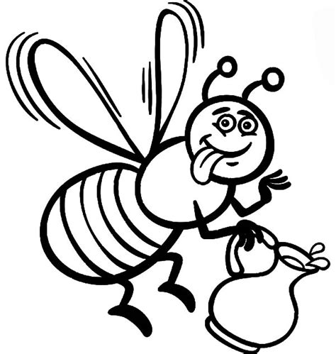 15,090 free honey bee pictures in hd. Beautiful Honey Bee Coloring Pages | Coloring Sky