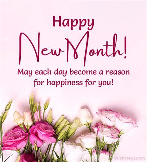 150 Happy New Month Wishes And Messages Wishesmsg