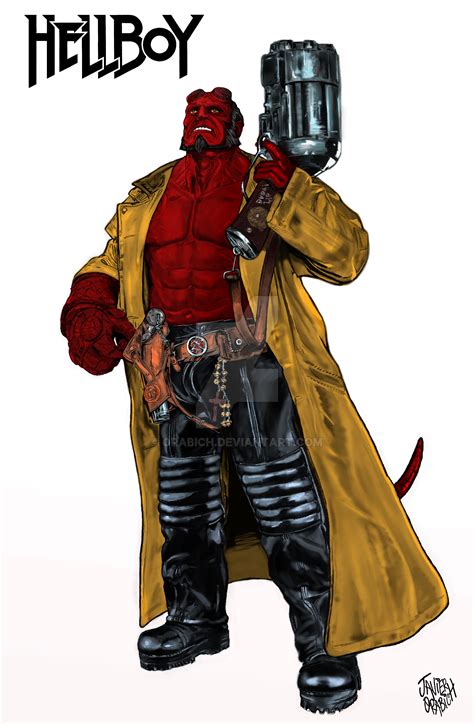 Hellboy Color By Orabich On Deviantart