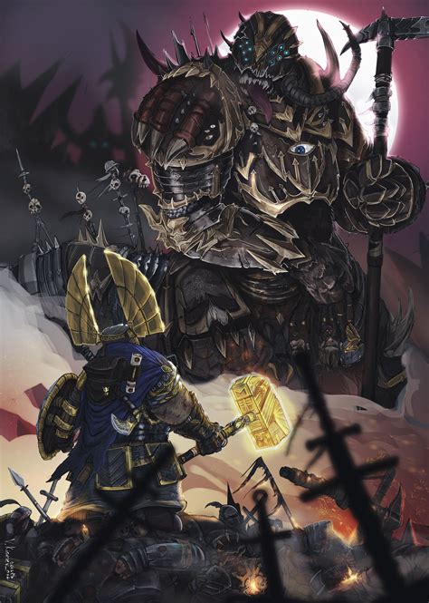 Dwarf Vs Chaos Warhammer Fantasy Battle Warhammer Art Warhammer Fantasy