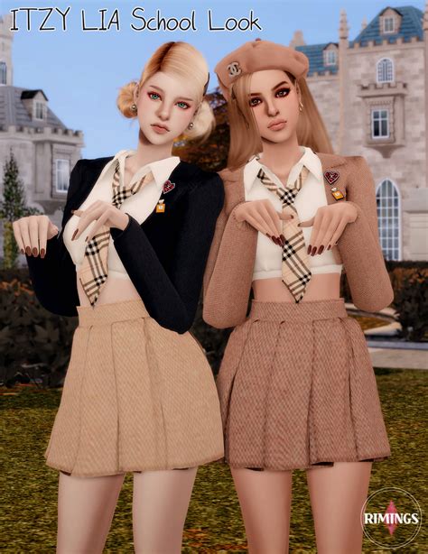 Sims 4 School Uniform Archives The Sims Book