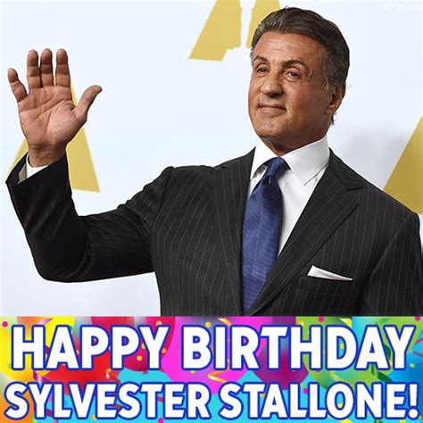 Sylvester Stallones Birthday Celebration Happybdayto