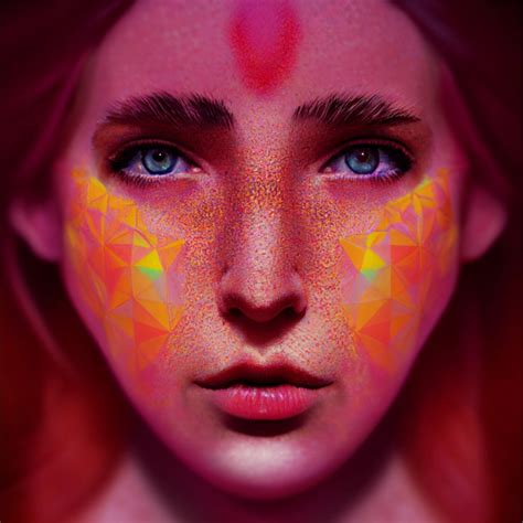 A Womens Face Kaleidoscope Eyes Hyper Realistic8k Midjourney