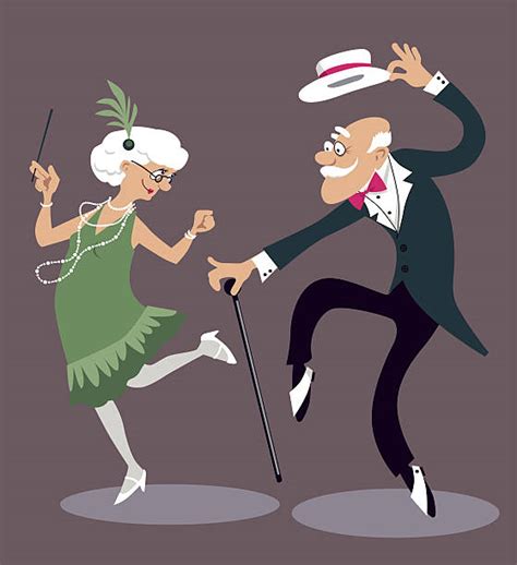 Old Man Dancing Illustrations Royalty Free Vector Graphics And Clip Art